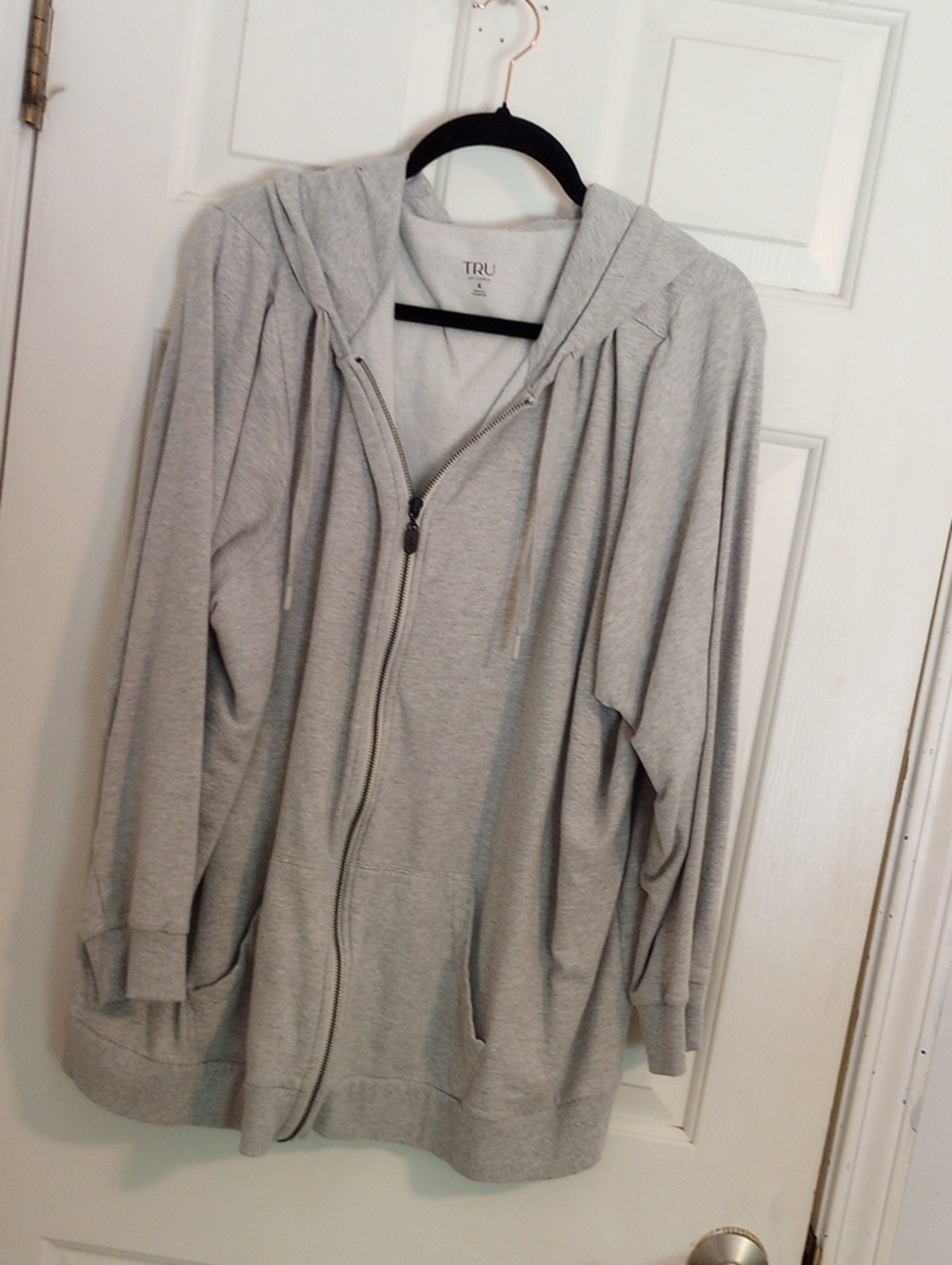 torrid Light Gray Zip Hoodie